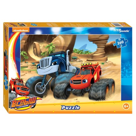 Мозаика "puzzle" 260 "Вспыш и чудо-машинки" (Никелодеон)