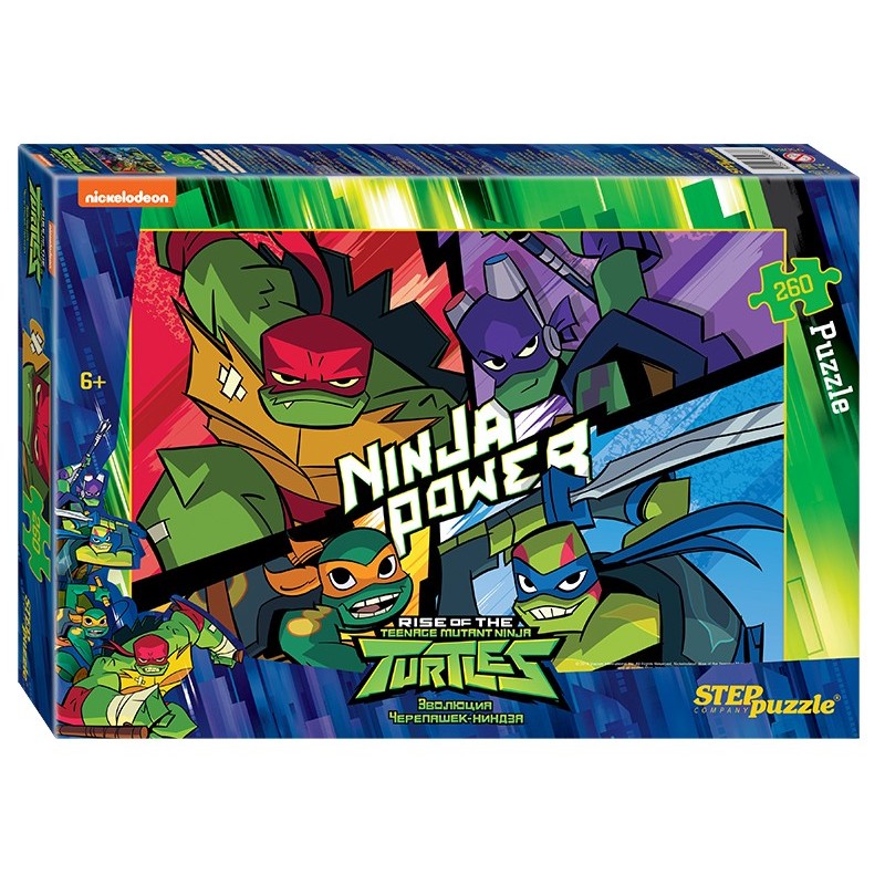 Мозаика "puzzle" 260 "Черепашки Ниндзя" (Никелодеон)