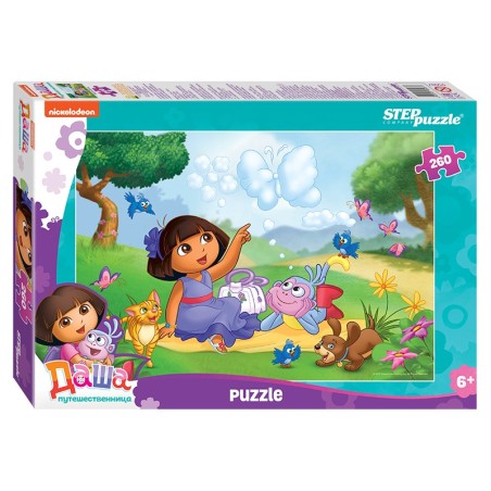 Мозаика "puzzle" 260 "Даша-путешественница" (Никелодеон)
