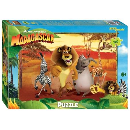 Мозаика "puzzle" 260 "Мадагаскар - 3" (DreamWorks, Мульти)