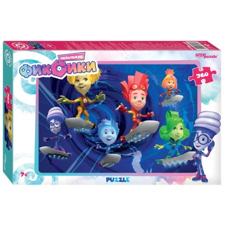 Мозаика "puzzle" 360 "Фиксики" (Аэроплан)