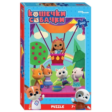 Мозаика "puzzle" 360 "Кошечки и собачки" (0+ Медиа)