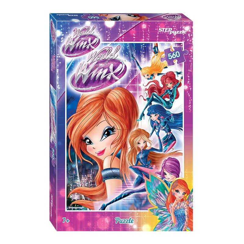 Мозаика "puzzle" 560 "Winx - 2" (Rainbow)