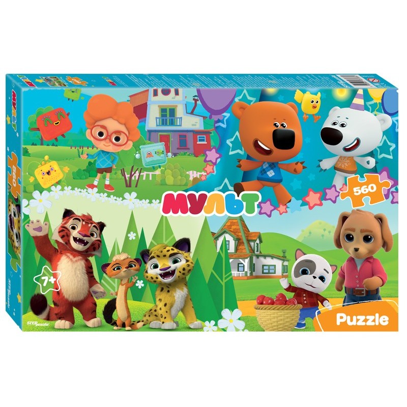 Мозаика "puzzle" 560 "Ми-ми-мишки и др. Мульт" (0+ Медиа)
