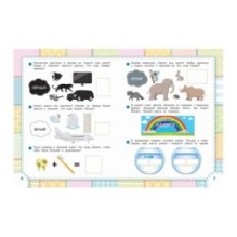 Цвета и формы. Книжка с многоразовыми наклейками