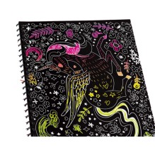 Активити-книга с заданиями для девочек. Гравюры. Единорог