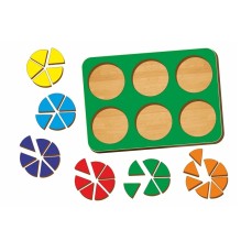 Обучающая логическая игра Smile Decor Дроби Никитина, 2 уровень