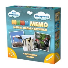 Настольная мемори игра "Ми-Ми-Мемо. Птицы"