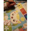 Раскраска Акварель для самых маленьких "Котенок"