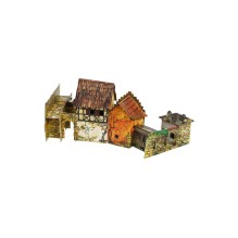 Средневековый город "Городская площадь. Рынок"(уцененная)