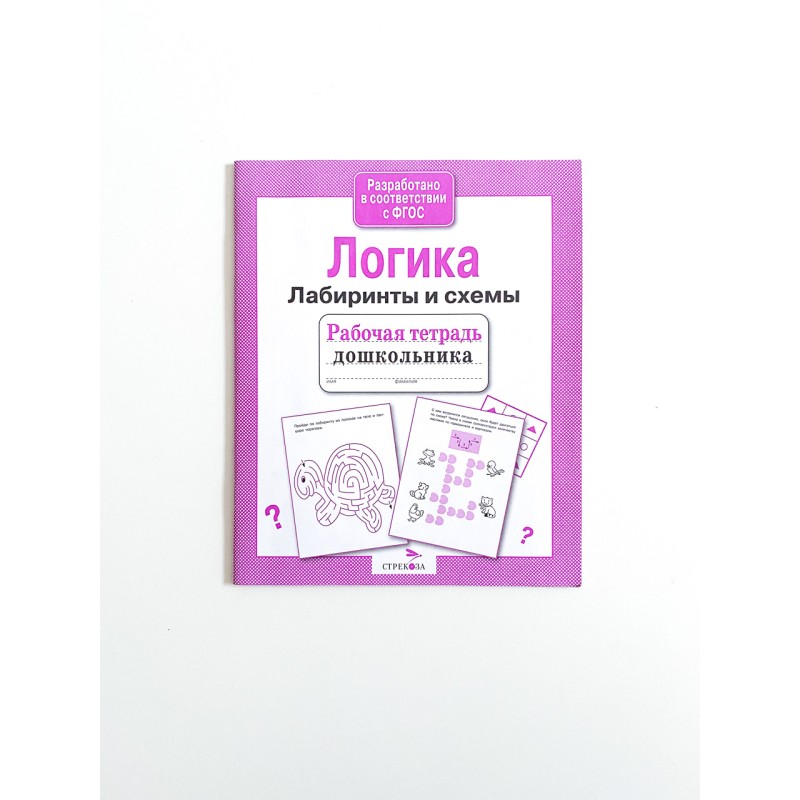 Рабочая тетрадь дошкольника. Логика. Лабиринты и схемы Рабочая тетрадь дошкольника. Логика. Лабиринты и схемы