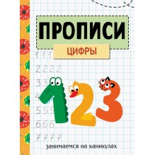 ЗАНИМАЕМСЯ НА КАНИКУЛАХ. ПРОПИСИ. Цифры