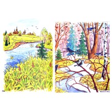 Весна в картинках. Наглядное пособие для педагогов, логопедов, воспитателей и родителей