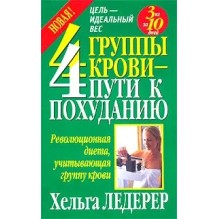 4 группы крови - 4 пути к похуданию