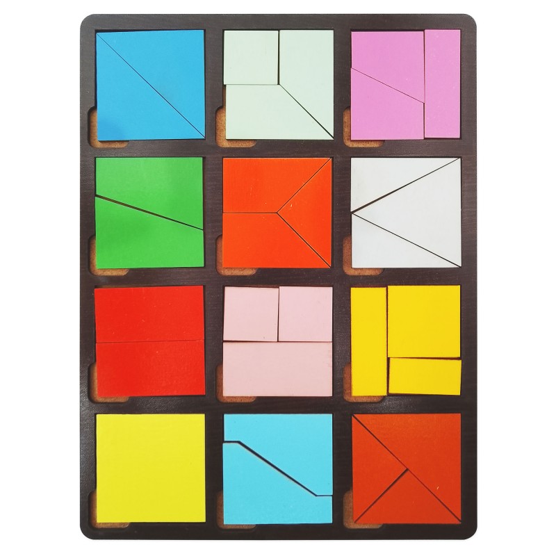 Сложи квадрат. 1 уровень сложности (макси) Сложи квадрат. 1 уровень сложности (макси)