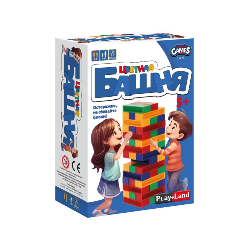 Настольная игра "Цветная Башня" от Playland