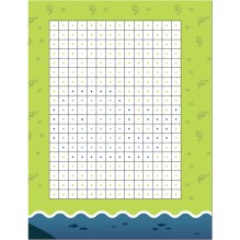 Пиксели. Клеим и рисуем. В море