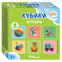4 кубика Baby Step Игрушки