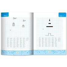 Графические диктанты. Замки и башни