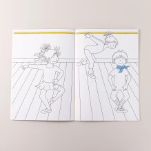 Конни и бумажные куклы для вырезания с раскраской