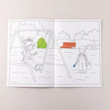 Конни и бумажные куклы для вырезания с раскраской