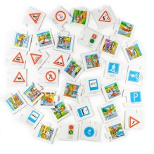 Развивающая игра "Дорожные знаки" (Играем и учимся!)