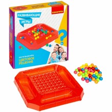 Развивающая настольная игра "ЦВЕТОВОЕ РЕШЕНИЕ" Bondibon