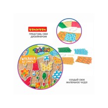 Гирлянда бумажная Цветочная поляна Bondibon детский набор для творчества, поделка своими руками