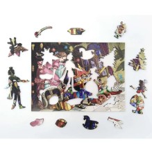 Фигурный деревянный пазл "Щелкунчик" (65 деталей)