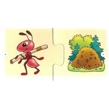 Развивающая игра "Чей домик?"