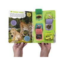 Книжка с окошками "В лесу" 30 окошек