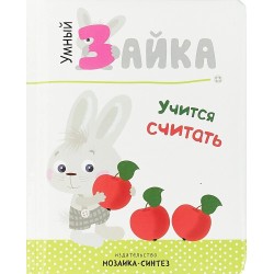 Умный зайка. Книги на картоне. Умный зайка учится считать