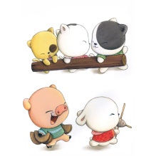 Радужный домик: изучаем цвет и форму предметов