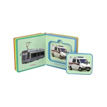 "Книжка с мягкими пазлами". Мои первые книжки. Транспорт