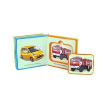 "Книжка с мягкими пазлами". Мои первые книжки. Транспорт