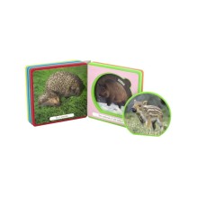 "Книжка с мягкими пазлами". Мои первые книжки. Лесные животные