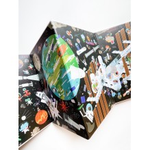 Книга-раскладушка, Зигзаг "Космос" Более 2 метров в длину