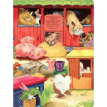 Малыши открывают мир. Кто живет в деревне? Книжка с окошками