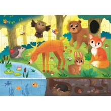 Пазл с фонариком «На лесной опушке»