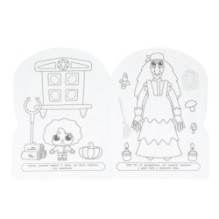 Сокровище домовёнка. Домовенок Кузя. Раскраска.