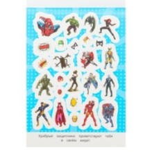Команда отважных героев. 100 наклеек.