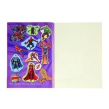 Супергерои. Наклейки. Вырезай сам.  50 наклеек.