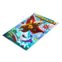 Суперкапибара против Акулы. Раскраска.