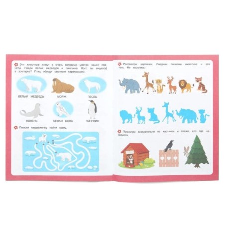 Животные. Первые задания малышам.