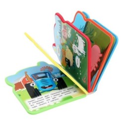 Животные фермы. СИНИЙ ТРАКТОР (книжка EVA с фигурн. вырубкой,)