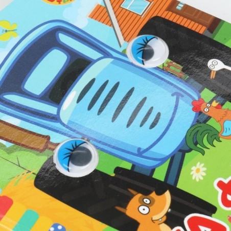 На ферме. Синий Трактор. Книжка с глазками.