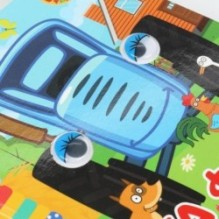 На ферме. Синий Трактор. Книжка с глазками.