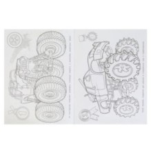 Автогиганты. Раскраска.