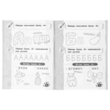 Чтение. Рабочая тетрадь дошкольника, 50 заданий. Учим буквы.