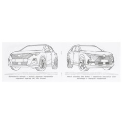 Китайские кроссоверы. Раскраска.